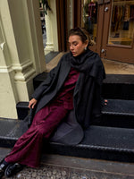 Load image into Gallery viewer, Monogram Silk Set Burgundy NEW
