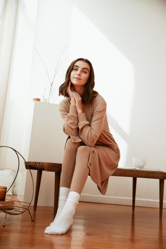 The Cardigan Dress Neutral H.A.R.T The Cardigan Dress Neutral H.A.R.T