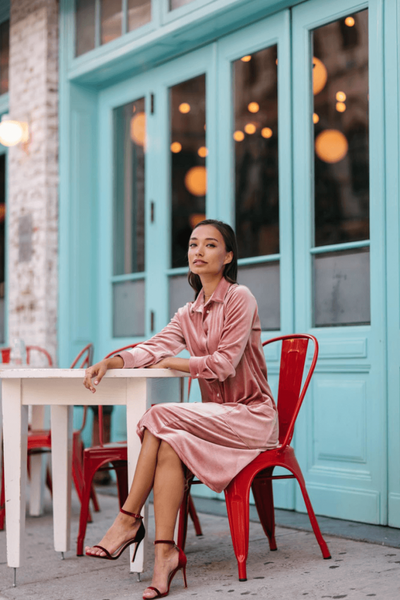 The Velvet Shirtdress The Velvet Shirtdress
