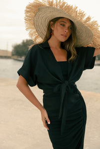 The Santorini Skirt Black
