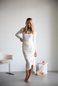 Santorini Skirt White